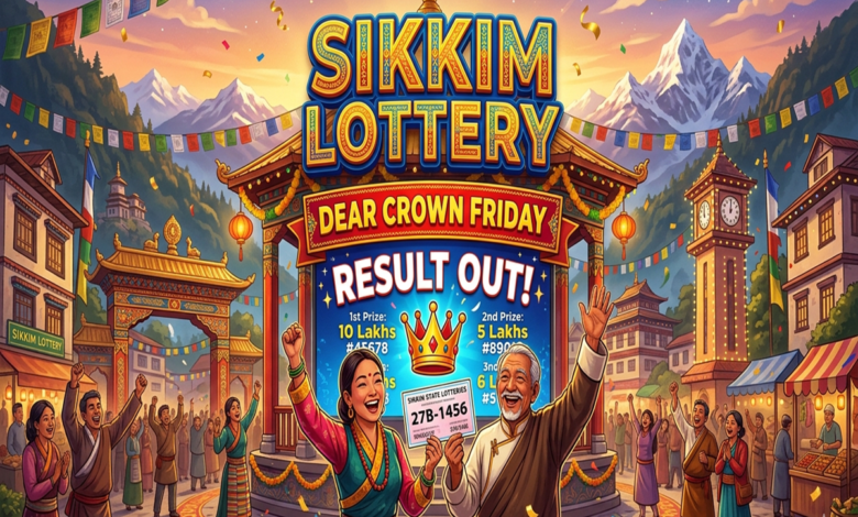 Sikkim Dear Crown Lottery Results (Image: AI)