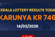 Kerala Karunya KR 746 lottery result today, 14/03/2026; Check ₹1 crore prize winner and complete list here