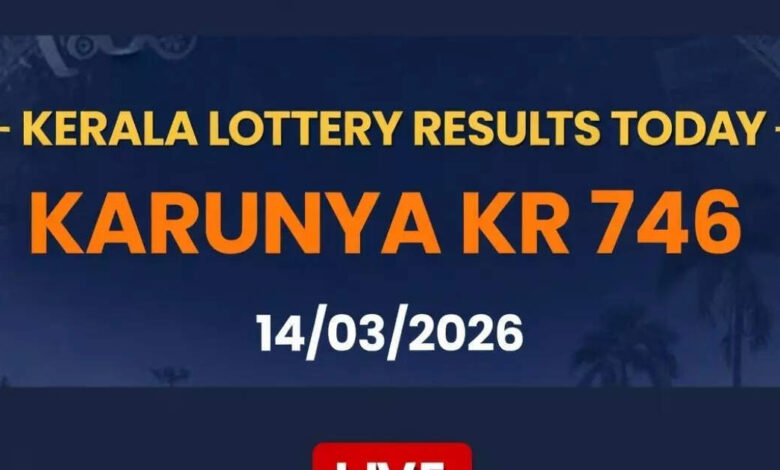 Kerala Karunya KR 746 lottery result today, 14/03/2026; Check ₹1 crore prize winner and complete list here