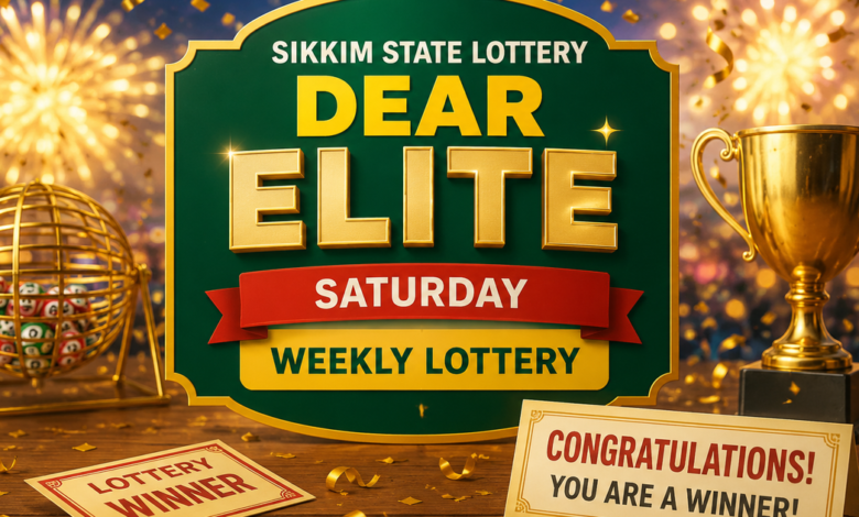 Sikkim State Dear Elite Saturday Weekly Lottery result declared (13-06-2026): Check winning numbers and prize details
