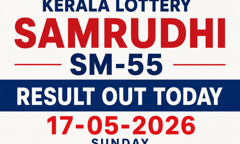 Kerala Lottery Samrudhi SM-55 result out today (17-05-2026); Rs 1 crore prize winning number and full list here