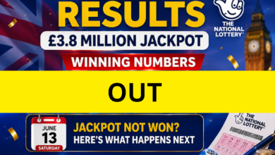 OUT UK National Lottery Results Today: £3.8 Million Jackpot Lotto & Thunderball Winning Numbers To Be Announced for June 13 Saturday Draw | How to Check Results Online & What to Do If Jackpot Not Won