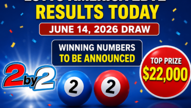 [LIVE] Lotto America 2by2 Results Today: Check Winning Numbers for June 14, 2026 Draw as Players Eye $22,000 Top Prize; Results to Be Announced Soon