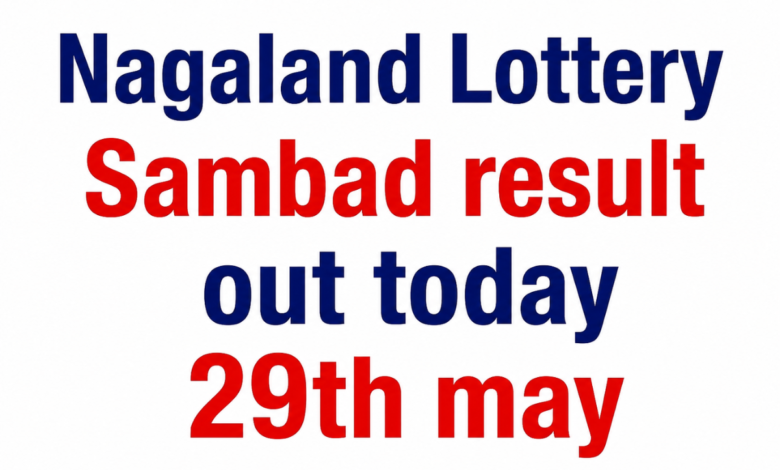 Nagaland Lottery Result Friday (29-05-2026): Check if you won the Rs 1 crore jackpot. Full prize winning number list released