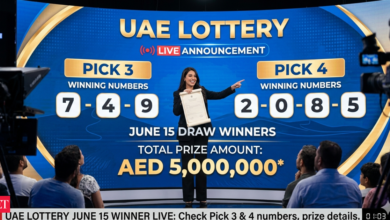 UAE Lottery June 15 winners LIVE: Check Pick 3 and 4 winners list, prize amount, official website and more details