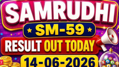 Kerala Lottery Samrudhi SM-59 result out today (14-06-2026); check Rs 1 crore prize winning number and full list here