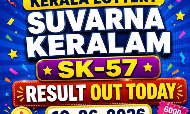 Kerala Lottery Suvarna Keralam SK-57 result out today (19-06-2026); check Rs 1 crore prize winning number and full list here