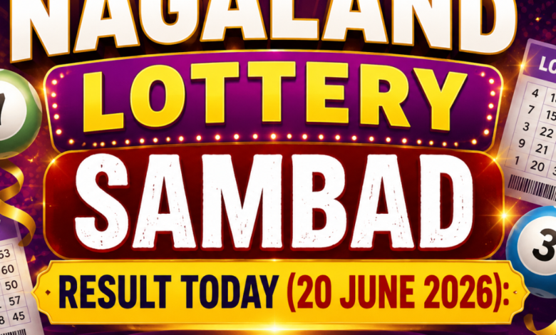 Nagaland Lottery Sambad result today (20 June 2026): Dear Saturday Weekly 1st prize worth Rs 1 crore goes to 76K 21365; check all winning numbers here