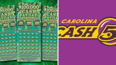 NC lottery players score big with scratch‑off, Cash 5 wins