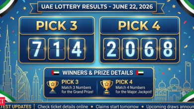 UAE Lottery Results June 22 (26-06-22): Check Pick 3 and Pick 4 winning numbers, winners, prize details and latest updates