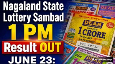 Nagaland State Lottery Sambad 1 PM Result OUT, JUNE 23: Dear Morning Draw; Check Rs. 1 Cr Winner