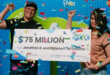 Ontario Lotto Max winners got a $75M jackpot with numbers that are special to their family