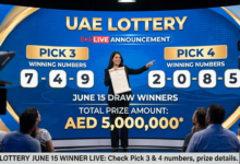 UAE Lottery June 15 winners announced: Check Pick 3 and 4 winners list, prize amount, official website and more details