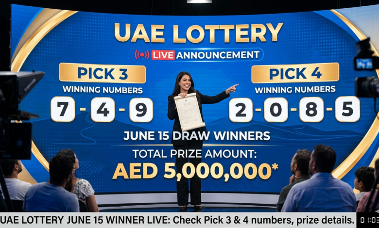 UAE Lottery June 15 winners announced: Check Pick 3 and 4 winners list, prize amount, official website and more details