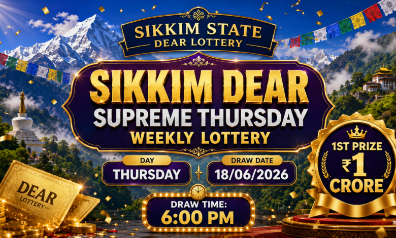 Sikkim lottery result out today (18-06-2026); check Rs 1 crore prize winning number and full list here