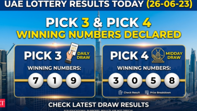 UAE Lottery Results Today (26-06-23): Pick 3 & Pick 4 winning numbers declared; check latest draw results