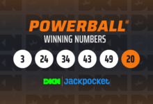 Powerball Winning Numbers from 6/8/26