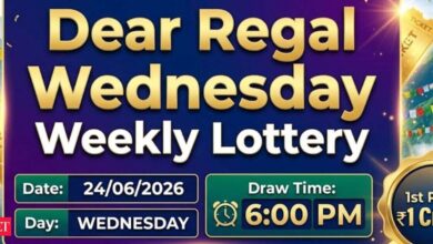 Sikkim State Dear Regal Wednesday Weekly Lottery result declared at 6 PM (24-06-2026): Check winning numbers and prize details