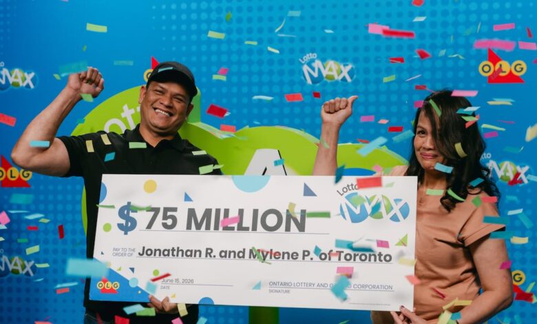 ‘At first, I thought we won $75,000’: Brother and sister from Toronto score $75M Lotto Max prize together