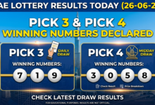 UAE Lottery Results Today (26-06-23): Pick 3 & Pick 4 winning numbers declared; check latest draw results