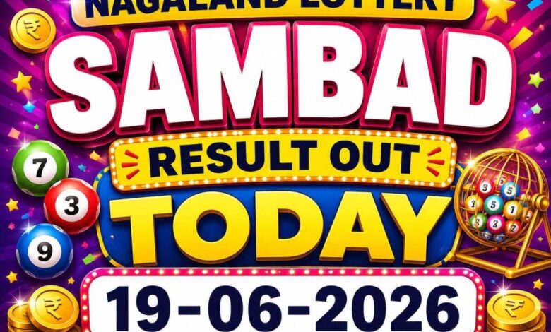 Nagaland Lottery Sambad result out today (19-06-2026); check Rs 1 crore prize winning number and full list here