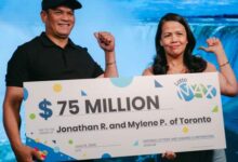Siblings become first brother-sister duo to win $75M Lotto Max jackpot with OLG - Toronto | Globalnews.ca