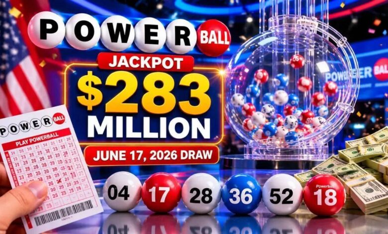 Powerball winning numbers revealed: Who won the $283 million jackpot in the June 17, 2026 draw