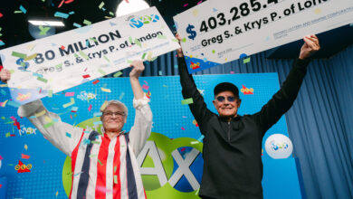 London, Ont., duo wins record $80M Lotto Max jackpot