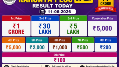 Kerala Lottery Karunya Plus KN-627 result today (11-06-2026): Check Rs 1 crore prize winning number and full list here
