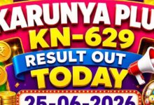 Kerala Lottery Karunya Plus KN-629 result out today (25-06-2026); check Rs 1 crore prize winning number and full list here