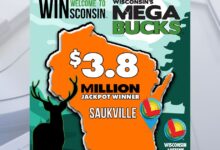 Winning Megabucks jackpot ticket sold in Saukville; worth $3.8M