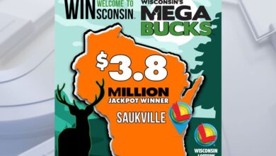 Winning Megabucks jackpot ticket sold in Saukville; worth $3.8M