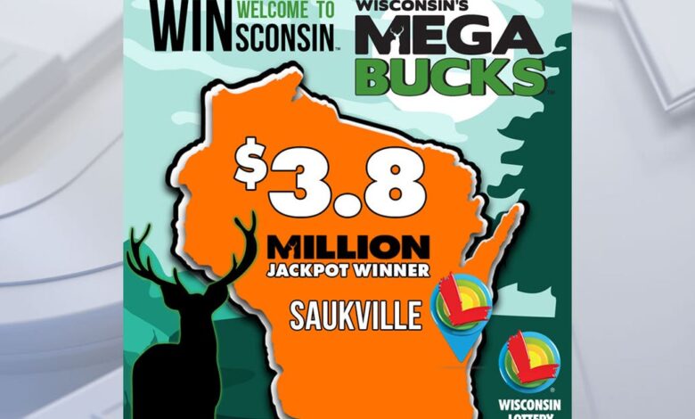 Winning Megabucks jackpot ticket sold in Saukville; worth $3.8M