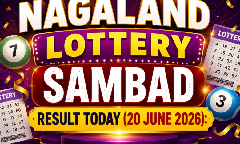 Nagaland Lottery Sambad result today (20 June 2026): Dear Saturday Weekly 1st prize worth Rs 1 crore goes to 76K 21365; check all winning numbers here