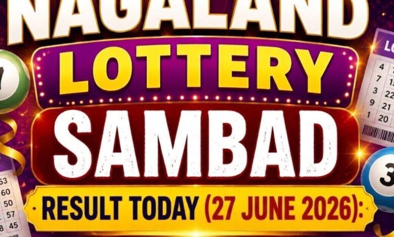 Nagaland Lottery Sambad result today, June 27, 2026: Dear Saturday Weekly 1st prize worth Rs 1 crore; check winning numbers