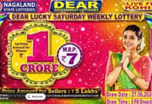 Nagaland State Lottery Result Today, June 27, 2026: Dear Lucky Saturday Night 8 PM Draw Winners List, Live Updates