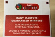 Daily Lotto jackpot draw