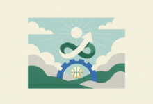 above-gear: An infinity symbol