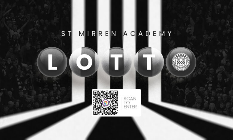 St Mirren Academy Lotto - your chance to WIN every Wednesday