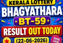 Kerala Lottery Bhagyathara BT-59 result out today (22-06-2026); check Rs 1 crore prize winning number and full list here
