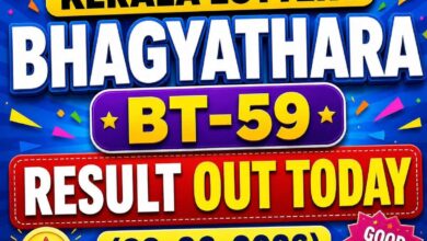 Kerala Lottery Bhagyathara BT-59 result out today (22-06-2026); check Rs 1 crore prize winning number and full list here