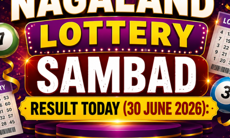 Nagaland Lottery result out today (30-06-2026): Check Rs 1 crore prize winning number and full list here