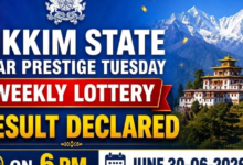 Sikkim State Dear Prestige Tuesday Weekly Lottery result declared for June 30, 2026 at 6 PM: Check the Rs 1 crore winning number and other prize winners
