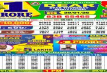 Nagaland State Lottery Result Today, 29 January 2026: Sambad 1 PM Dear Thursday Weekly Lucky Draw Out; Winners