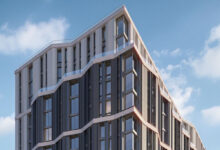 rendering of a multi-story building