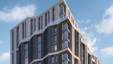rendering of a multi-story building