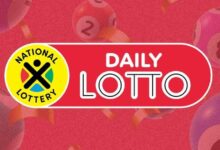Daily Lotto results.