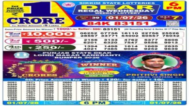 Nagaland Lottery Result Today, 01/07/2026 LIVE: Dear 6PM & 8PM Sambad Wednesday Weekly Lucky Draw for Rs 1 Cr