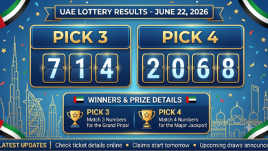 UAE Lottery Results June 22 (26-06-22): Check Pick 3 and Pick 4 winning numbers, winners, prize details and latest updates