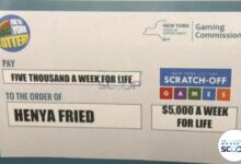 Monsey Woman Wins $5,000 a Week for Life in New York Lottery